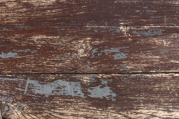 Fototapeta premium The texture of an old wooden painted surface.