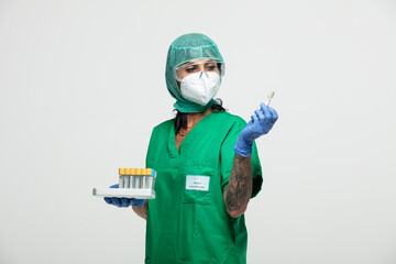 Infirmière protection hôpital Covid 19
