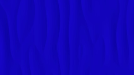 Beautiful blue abstraction with convex vertical lines and shapes. Blue texture and background. 3D image.
