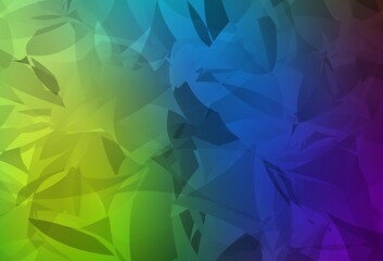 Light Multicolor vector pattern with random polygonals.