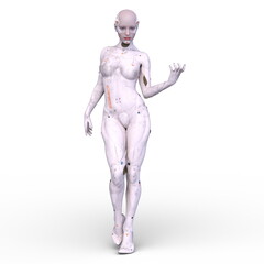 女性サイボーグ