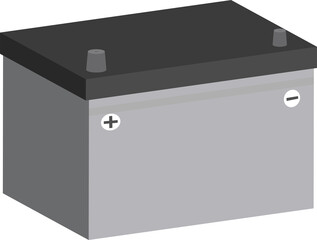 シンプルなカーバッテリー