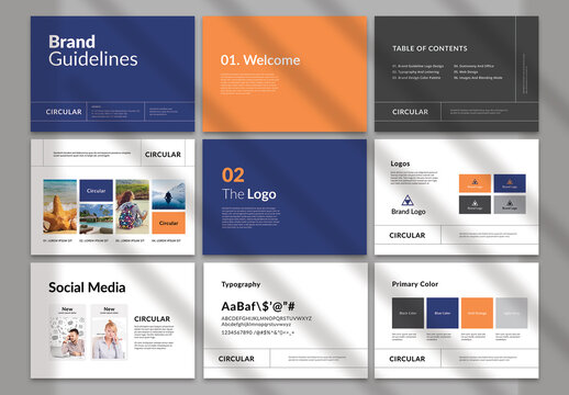 Brand Guidelines Layout