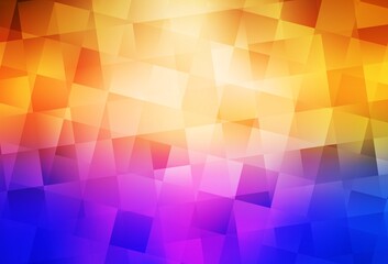 Light Blue, Yellow vector texture in rectangular style.