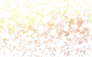 Light Orange vector elegant pattern with branches.