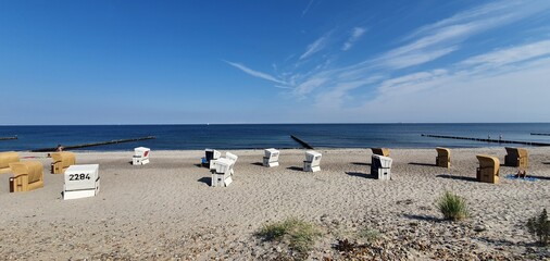 Ostsee Strandkörbe Strand 
