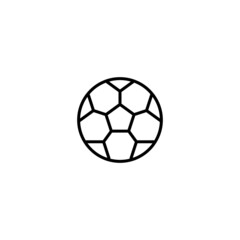 Obraz premium Soccer ball icon, Ball sign, ball symbol vector