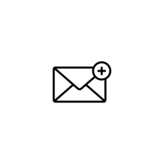envelope icon  vector for web
