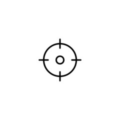 Target icon vector for web