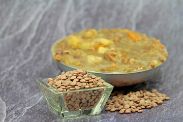 Lentil Stew, homemade from granny hanna