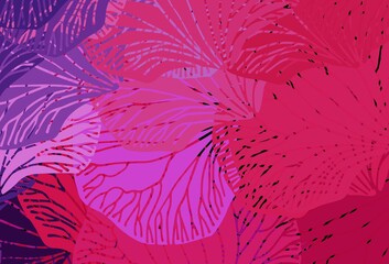 Light Purple, Pink vector pattern with random forms.