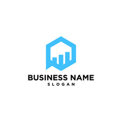 Modern Finance Logo Simple Design