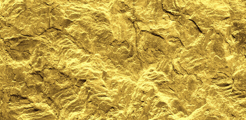 Gold grunge background. Gold stone background with copy space.