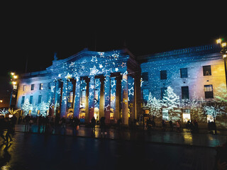 Naklejka premium city at night