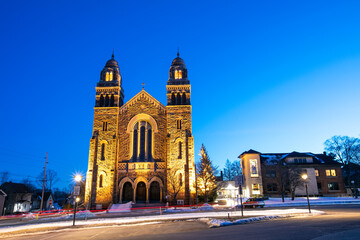Saint Peter Cathedral Listed on the National Register of Historic Places in 2012 built in 1864, in Marquette, Michigan
