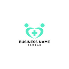 Abstarct Human Medicine Logo Vector Simple Modern