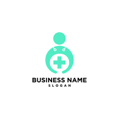 Abstarct Human Medicine Logo Vector Simple Modern