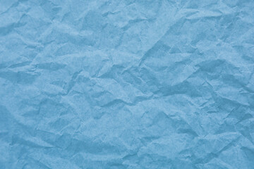 Blue paper with wrinkles texture