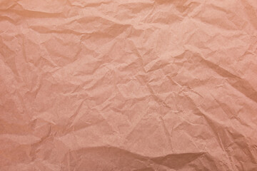Brown paper with wrinkles texture