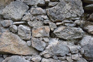 Ruin stone wall texture