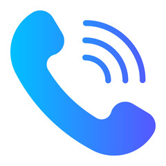 phone call gradient icon