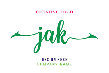 JAK  lettering logo is simple, easy to understand and authoritative © BERKAH91