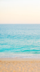 Beautiful beach dawn