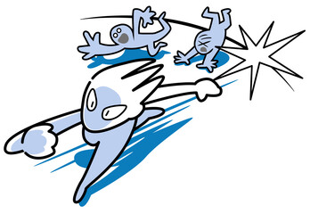 超速度で走り抜ける