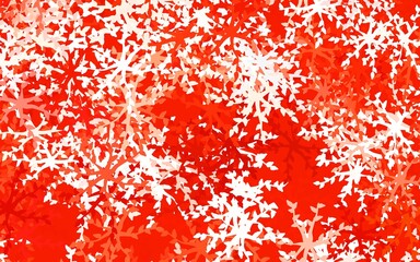 Light Orange vector pattern with random forms.