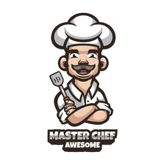 Illustration vector graphic of Master Chef, good for logo design