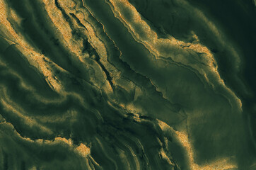 green marble with golden veins. green golden natural texture of marble. abstract green, white, gold...