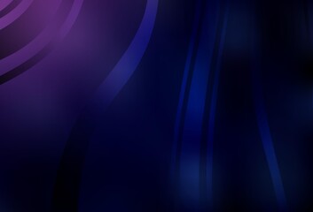 Dark Purple, Pink vector blurred bright template.