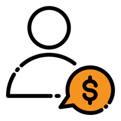 businessman icon illustration