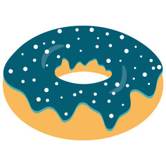 Color donuts gourmet.