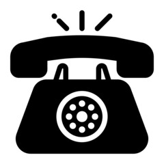 telephone icon illustration