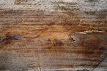 Naklejka premium Old brown wood background or texture