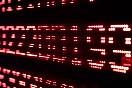 multi-line scrolling message LED display