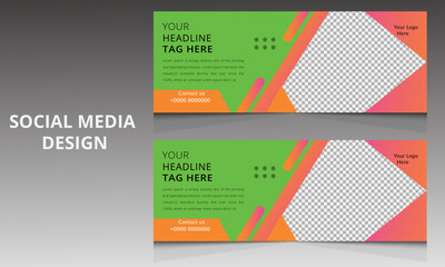 Creative Social Media Poster Design Template,Vector and illustration.