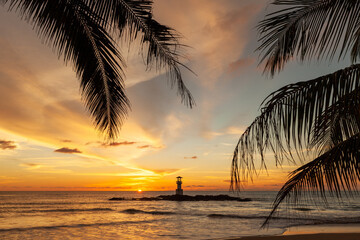 Landscape of Khaolak lighthouse
