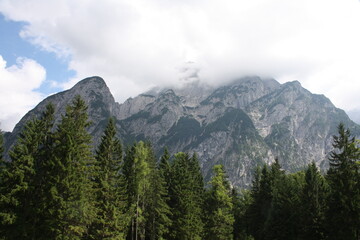 Fototapeta premium Verso il Rifugio Fratelli Grego