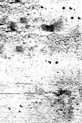 The grunge texture is black and white. Vector monochrome background
