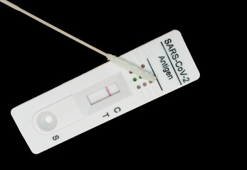 A personal Covid antigen test device