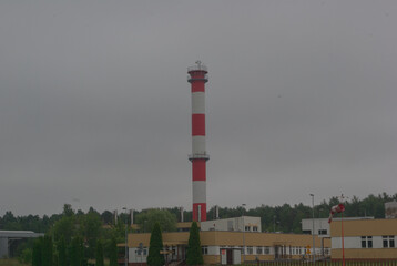 Fototapeta na wymiar chimney with smoke