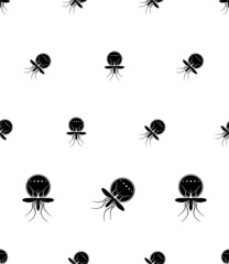 Mosquito Icon Seamless Pattern Y_2108001