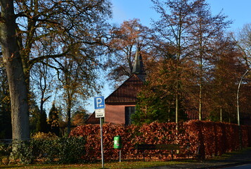 Herbst in der Stadt Walsrode, Niedersachsen