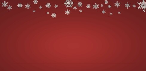 christmas banner,red