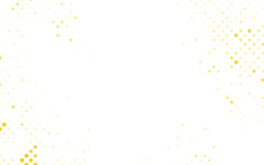 Light Yellow vector Glitter abstract illustration with blurred drops of rain.