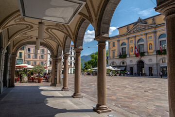 Obraz premium lugano, Locarno, switzerland
