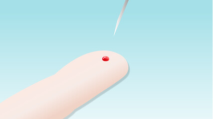 抗原抗体検査、血糖値チェック！チクッと痛い指先