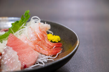 刺身の盛り合わせ